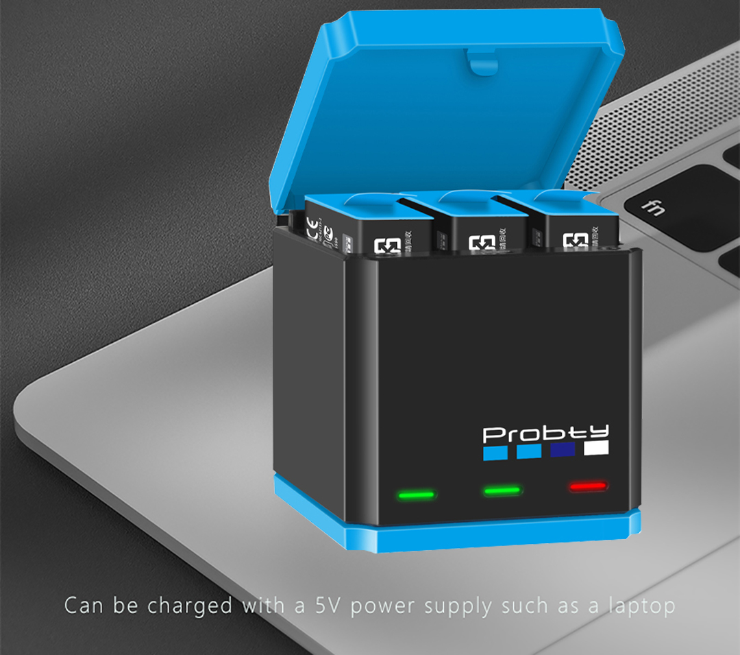 For GoPro 12 11 10 Charger, Fa - Sports Equipment Cabinet 评论和价格