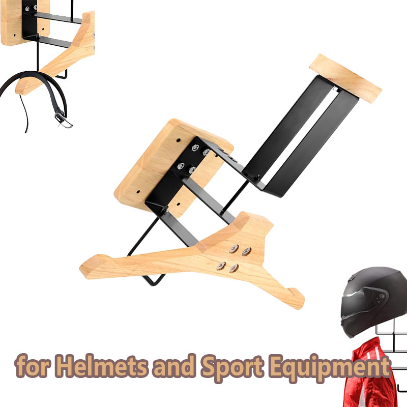 Wood Motorcycle Helmet Holder  - Sports Equipment Holder 评论和价格