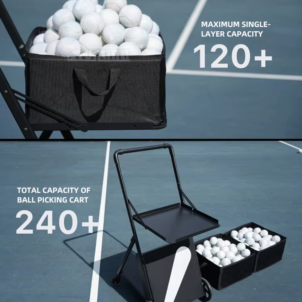 Portable Tennis ball picking m - Sports Equipment Cart 评论和价格