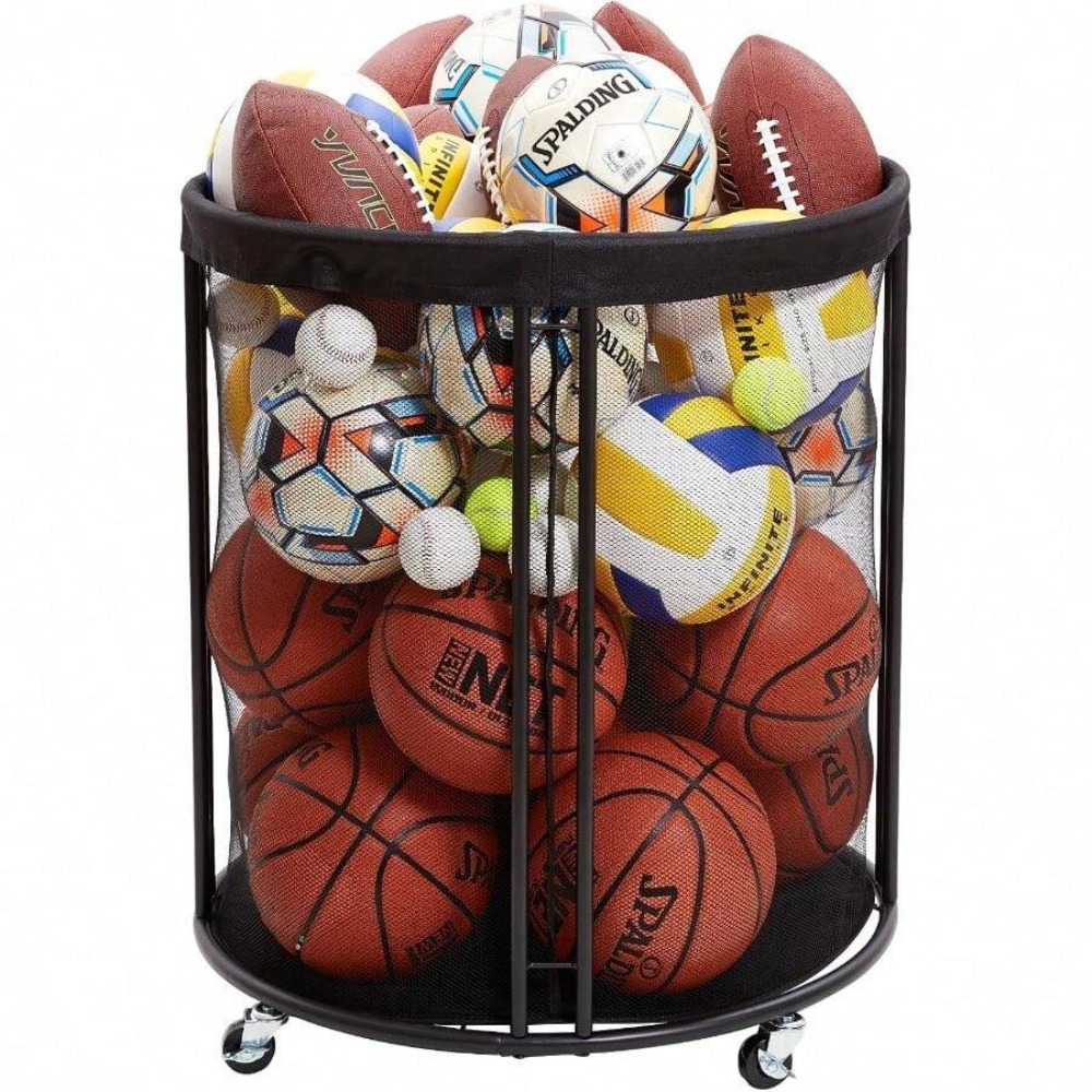 Heavy Duty Ball Storage Bin Ca - Sports Equipment Holder 评论和价格