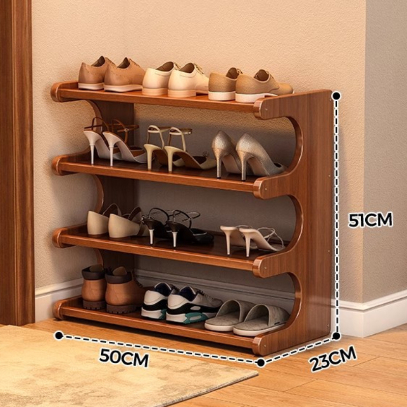 Wooden Shoe Rack Multi Tier Wi - Sports Equipment Cabinet 评论和价格