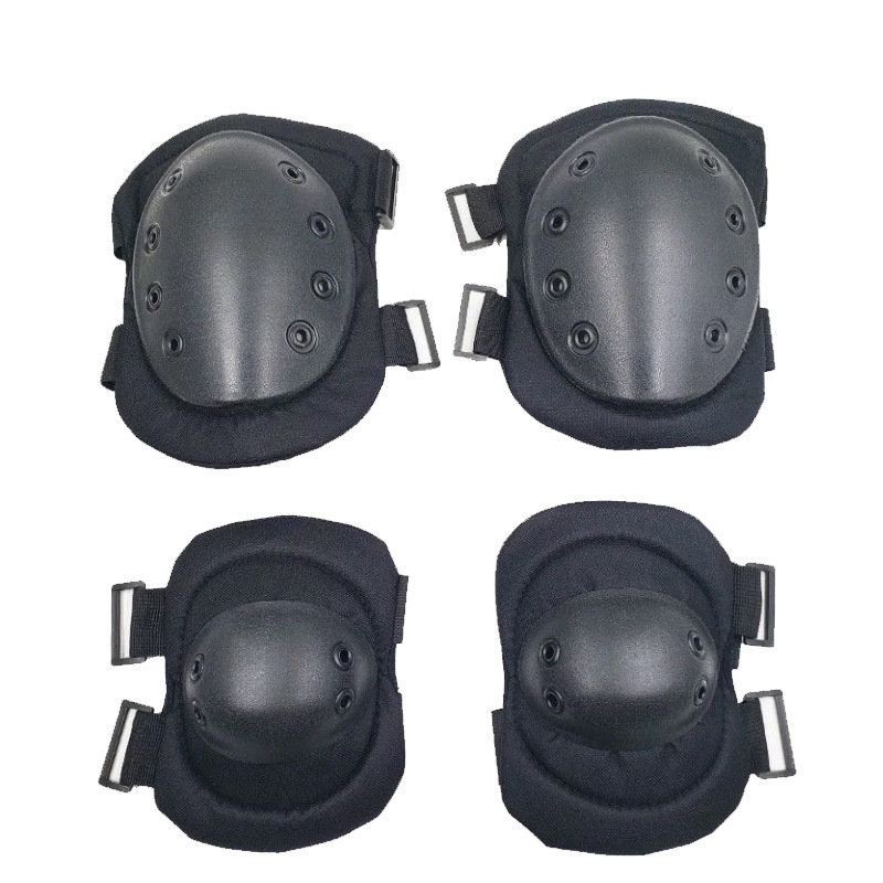 Tactical 4‑Pcs Knee Elbow Pads - Sports Equipment Knee Support 评论和价格