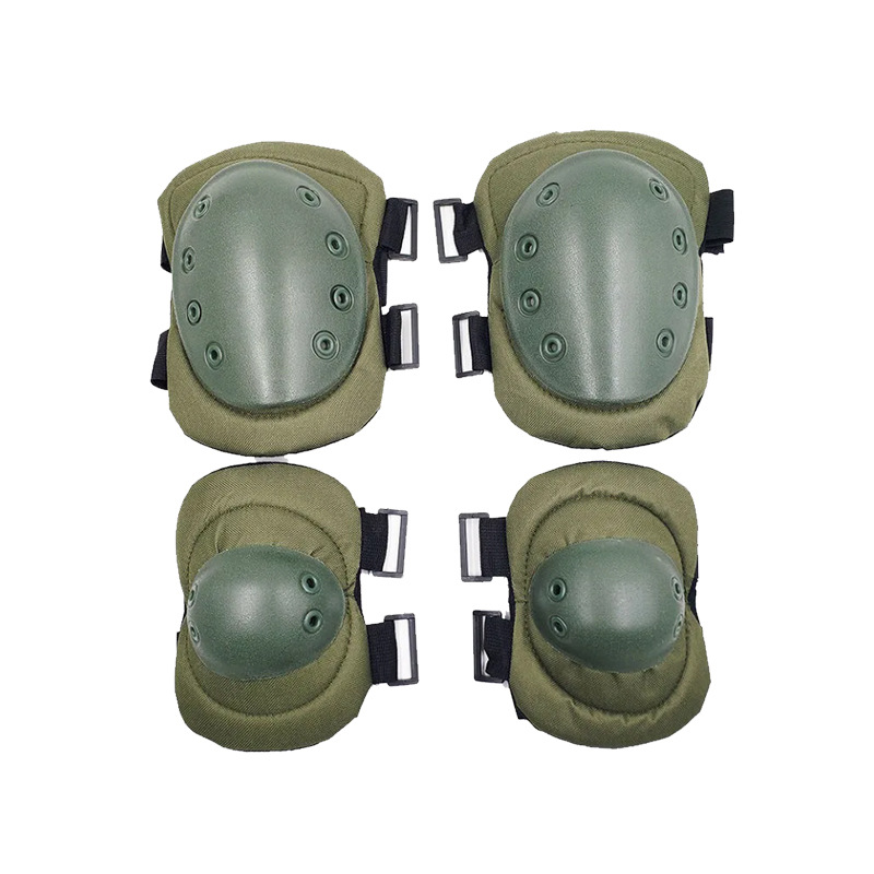 Tactical 4‑Pcs Knee Elbow Pads - Sports Equipment Knee Support 评论和价格