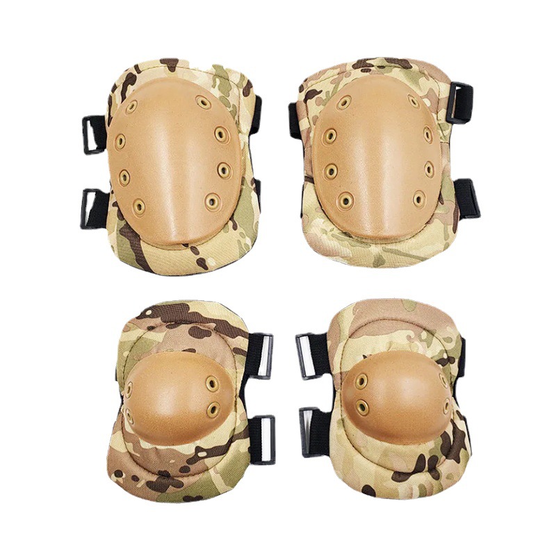 Tactical 4‑Pcs Knee Elbow Pads - Sports Equipment Knee Support 评论和价格