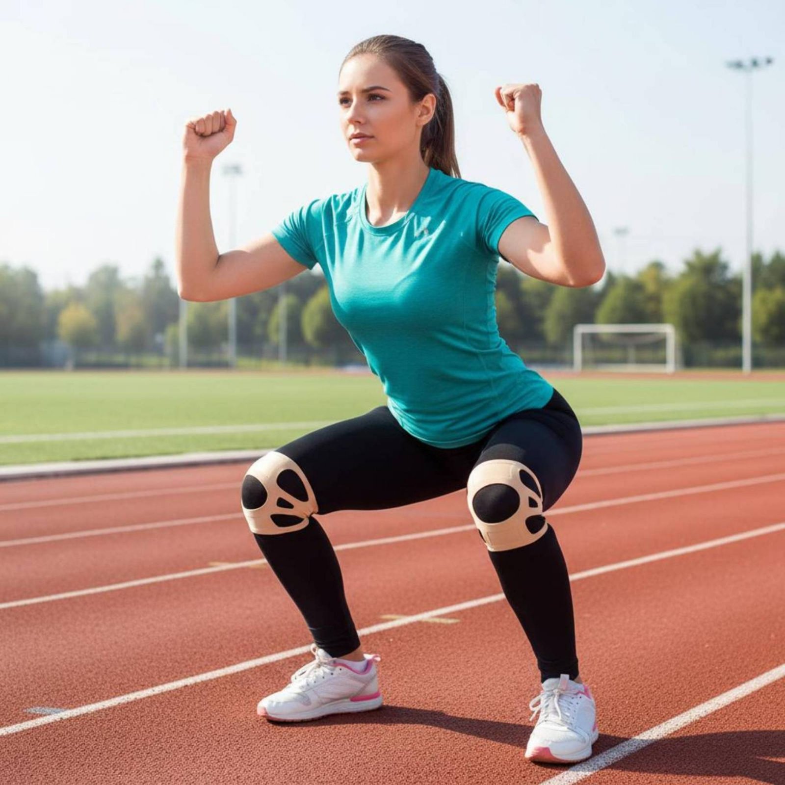 Silicone Knee Brace Year-Round - Sports Equipment Knee Support 评论和价格