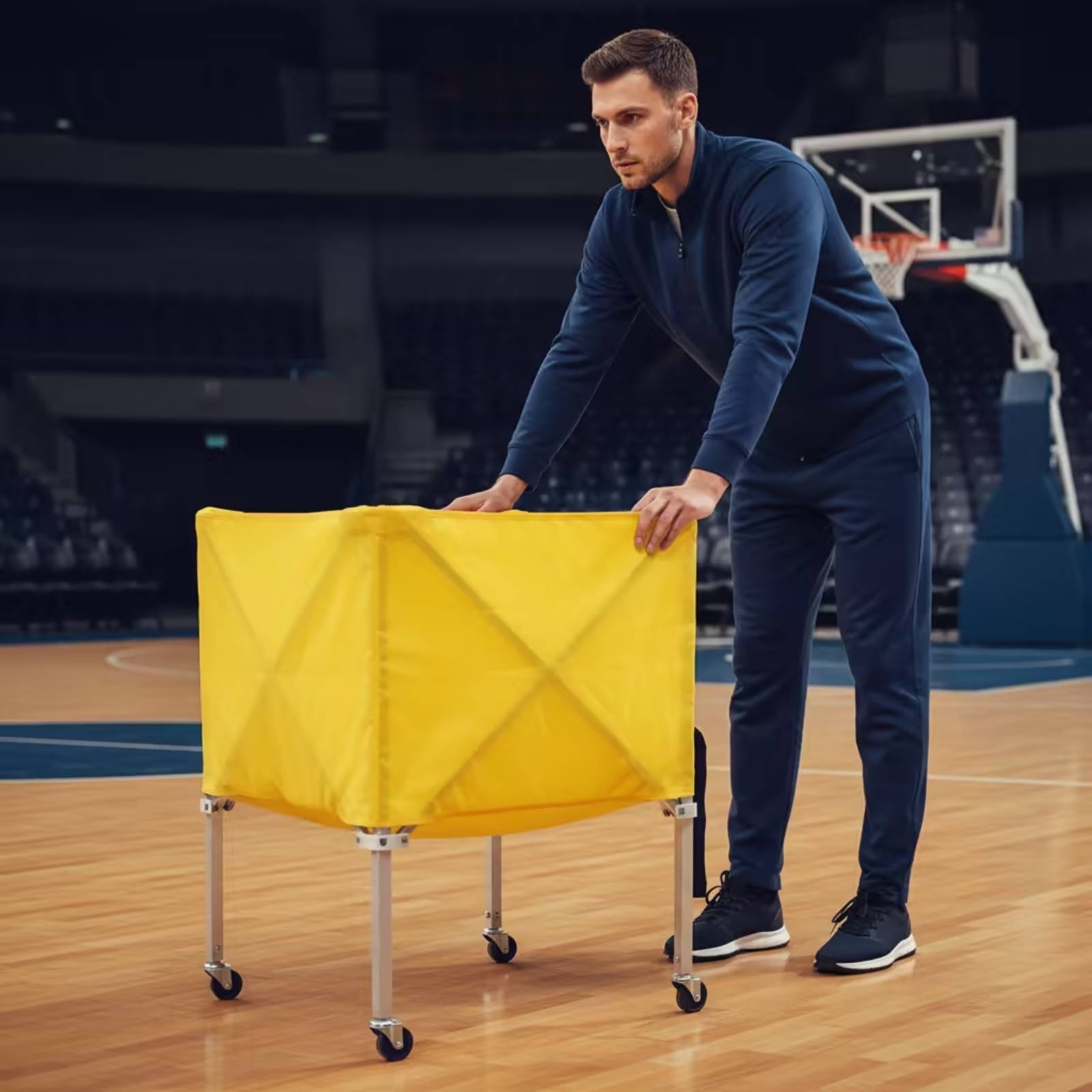 Collapsible Ball Cart Lightwei - Sports Equipment Cart 评论和价格