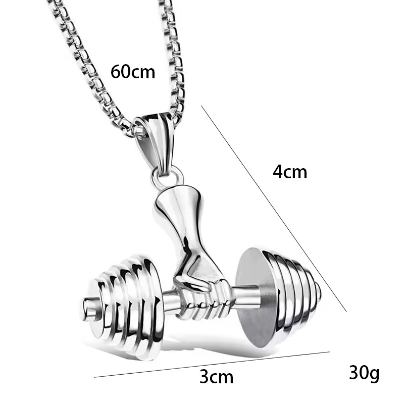 Stainless Steel Barbell Pendan - Sports Equipment Cabinet 评论和价格