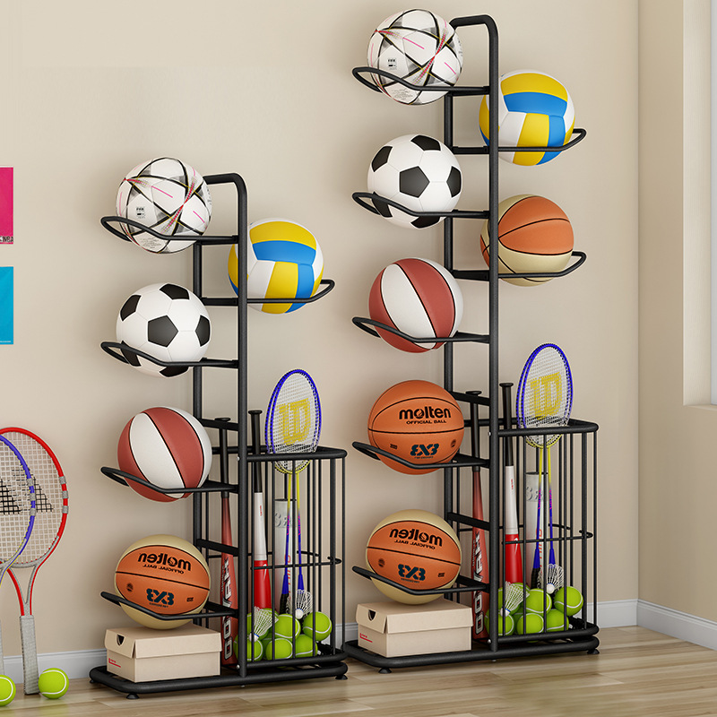 Sports Ball Storage Rack Baske - Sports Equipment Holder 评论和价格