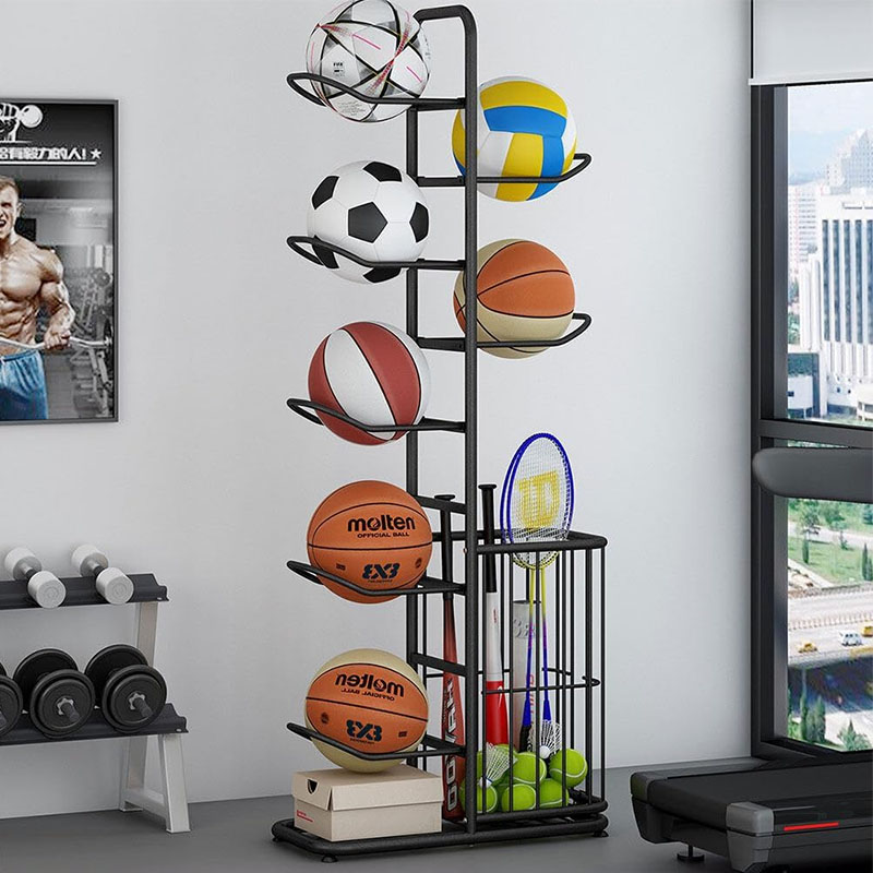Sports Ball Storage Rack Baske - Sports Equipment Holder 评论和价格