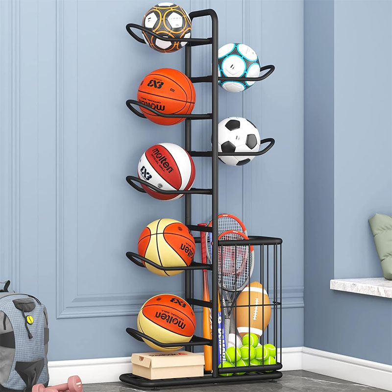 Sports Ball Storage Rack Baske - Sports Equipment Holder 评论和价格