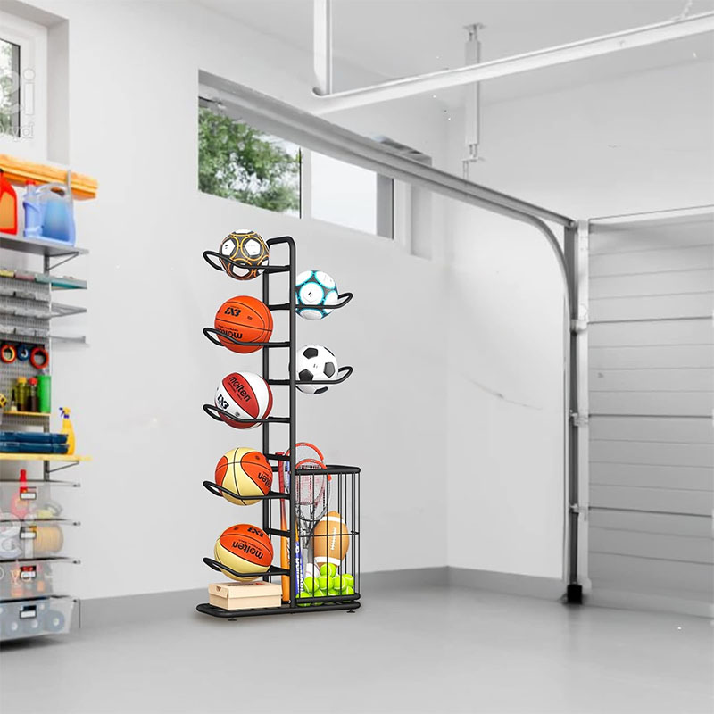 Sports Ball Storage Rack Baske - Sports Equipment Holder 评论和价格